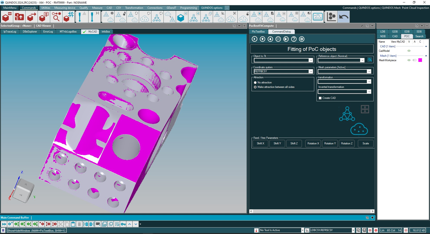 What’s New in QUINDOS 2024.2? New mesh & point cloud inspection features