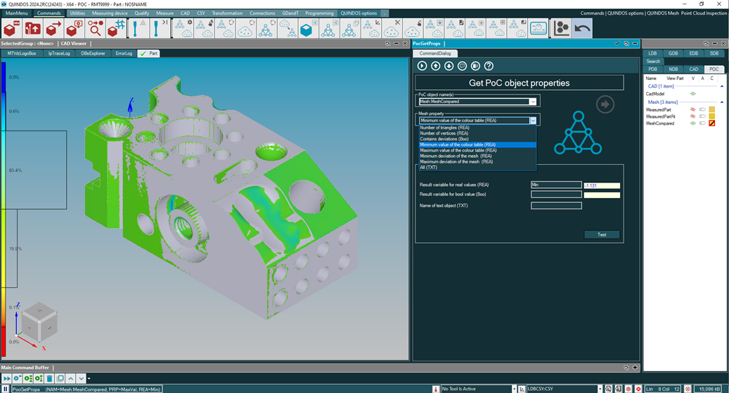 What’s New in QUINDOS 2024.2? New mesh & point cloud inspection features