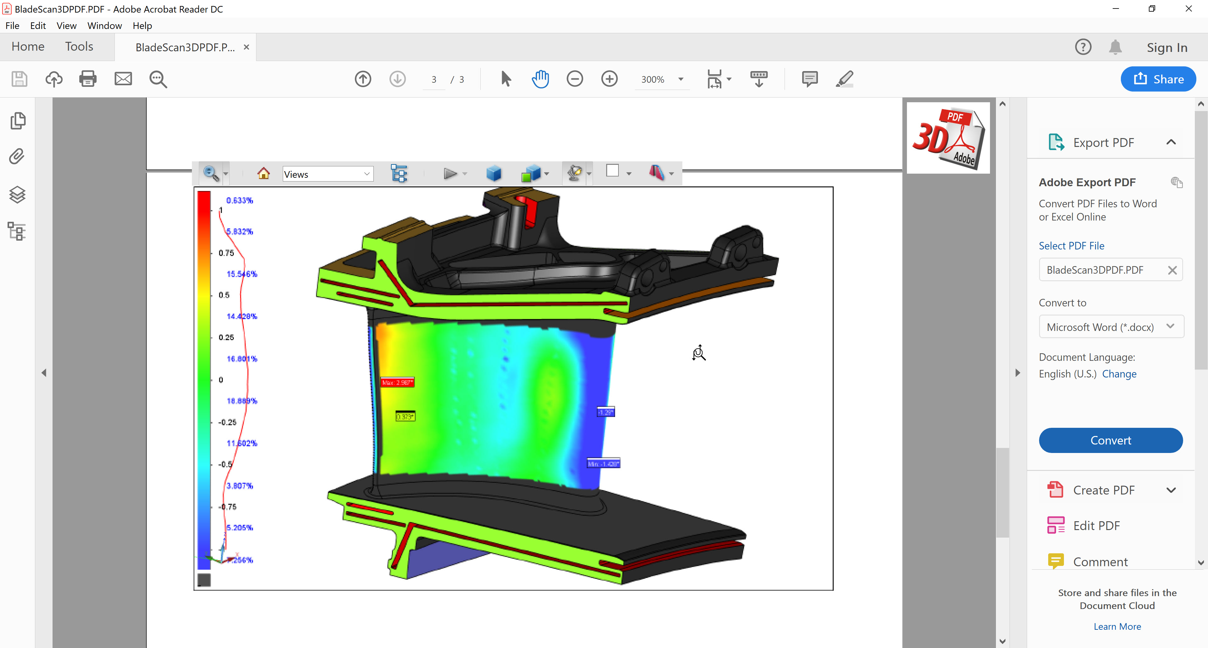 What's New In PC-DMIS 2020 R2? 3D PDF Option For Viewing Inspection Reports